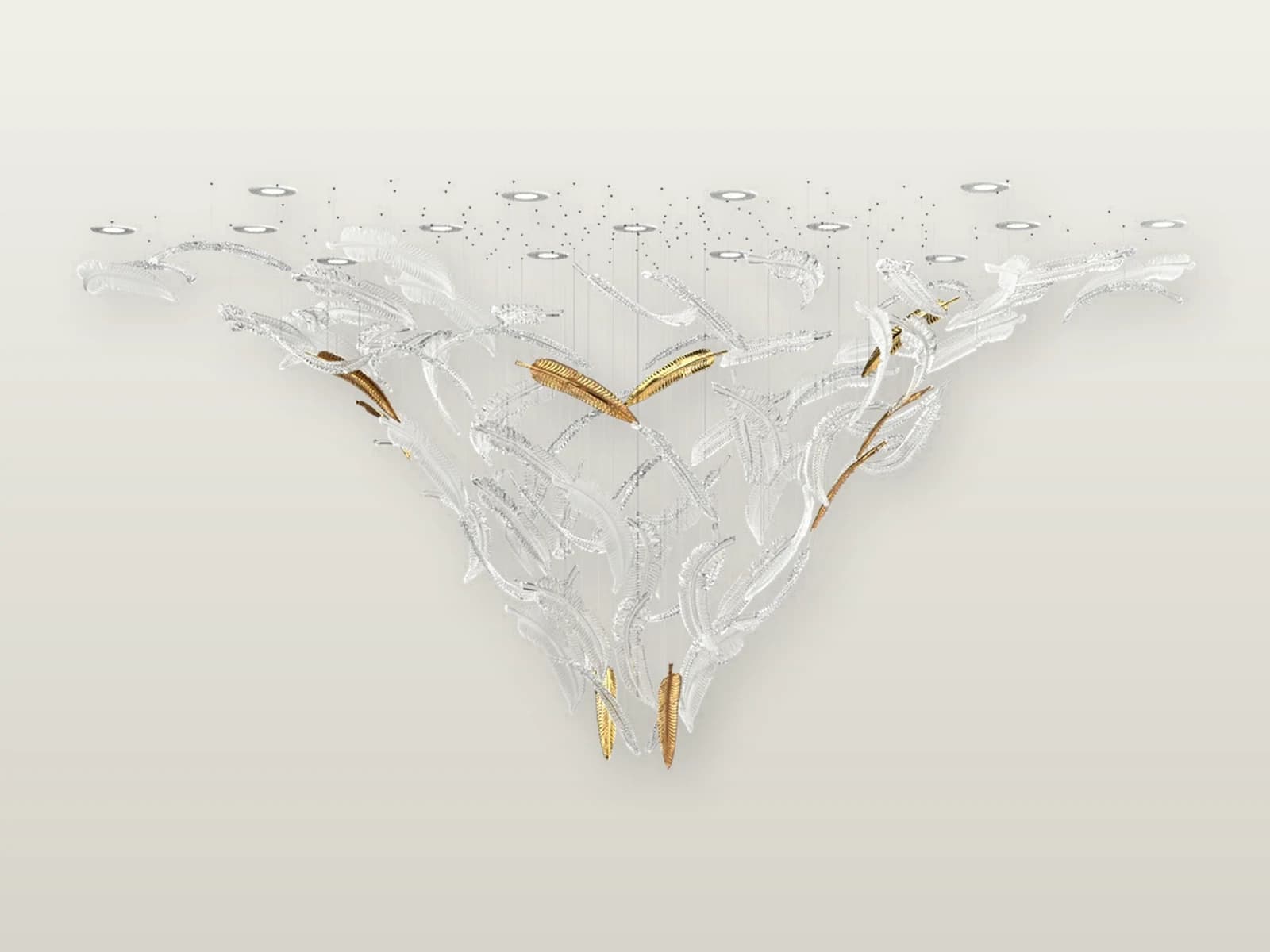 TPC-VL-AIR-M1 Airy M1 Crystal Leaf Composition product view
