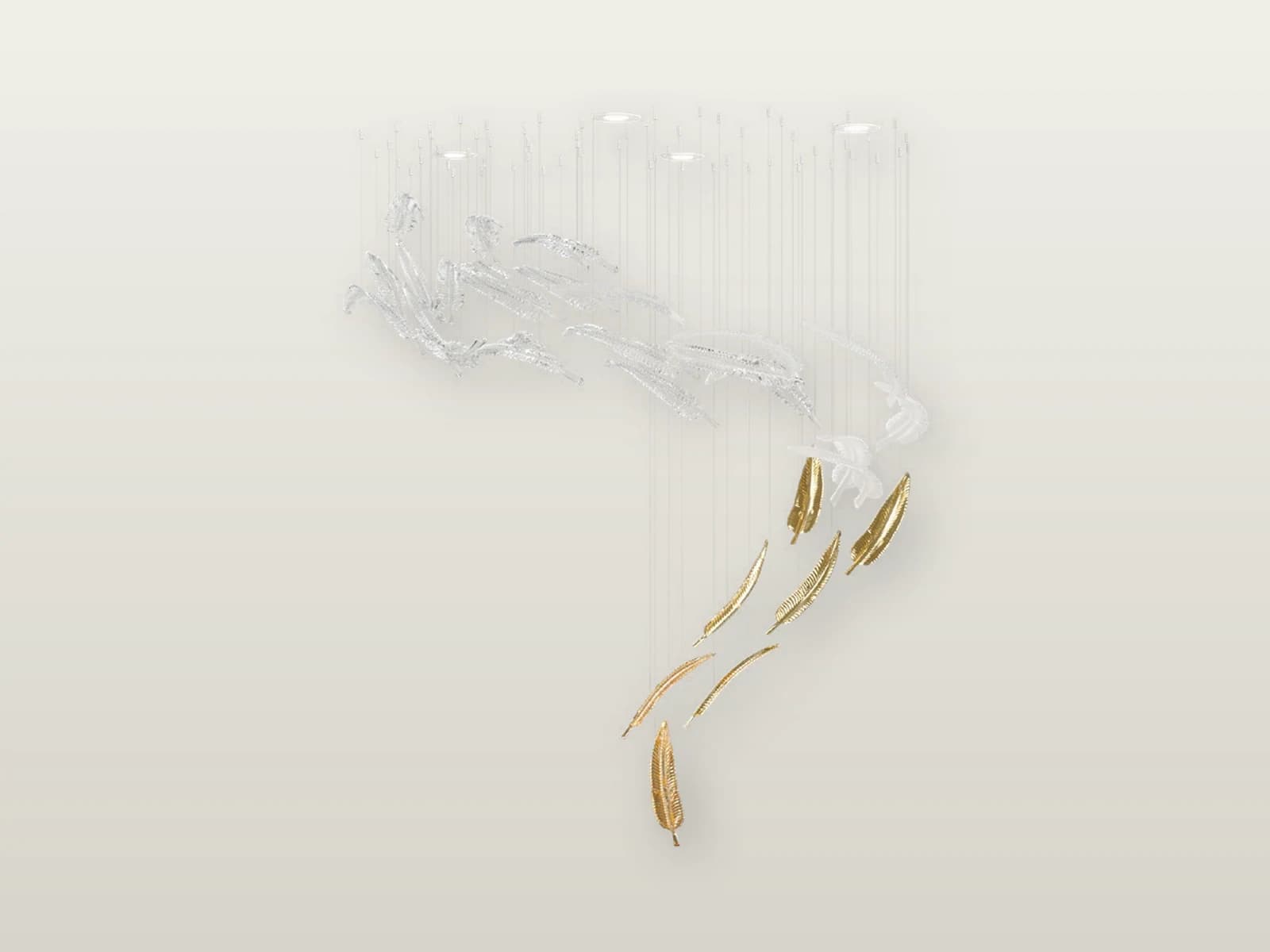 TPC-VL-AIR-S1 Airy S1 Crystal Leaf Composition product view