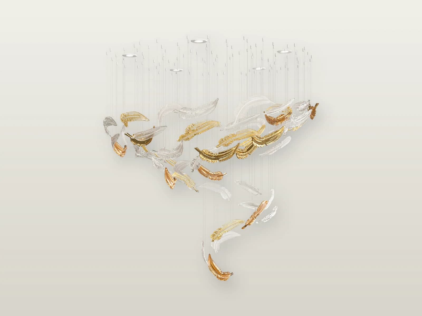 TPC-VL-AIR-S2 Airy S2 Crystal Leaf Composition product view
