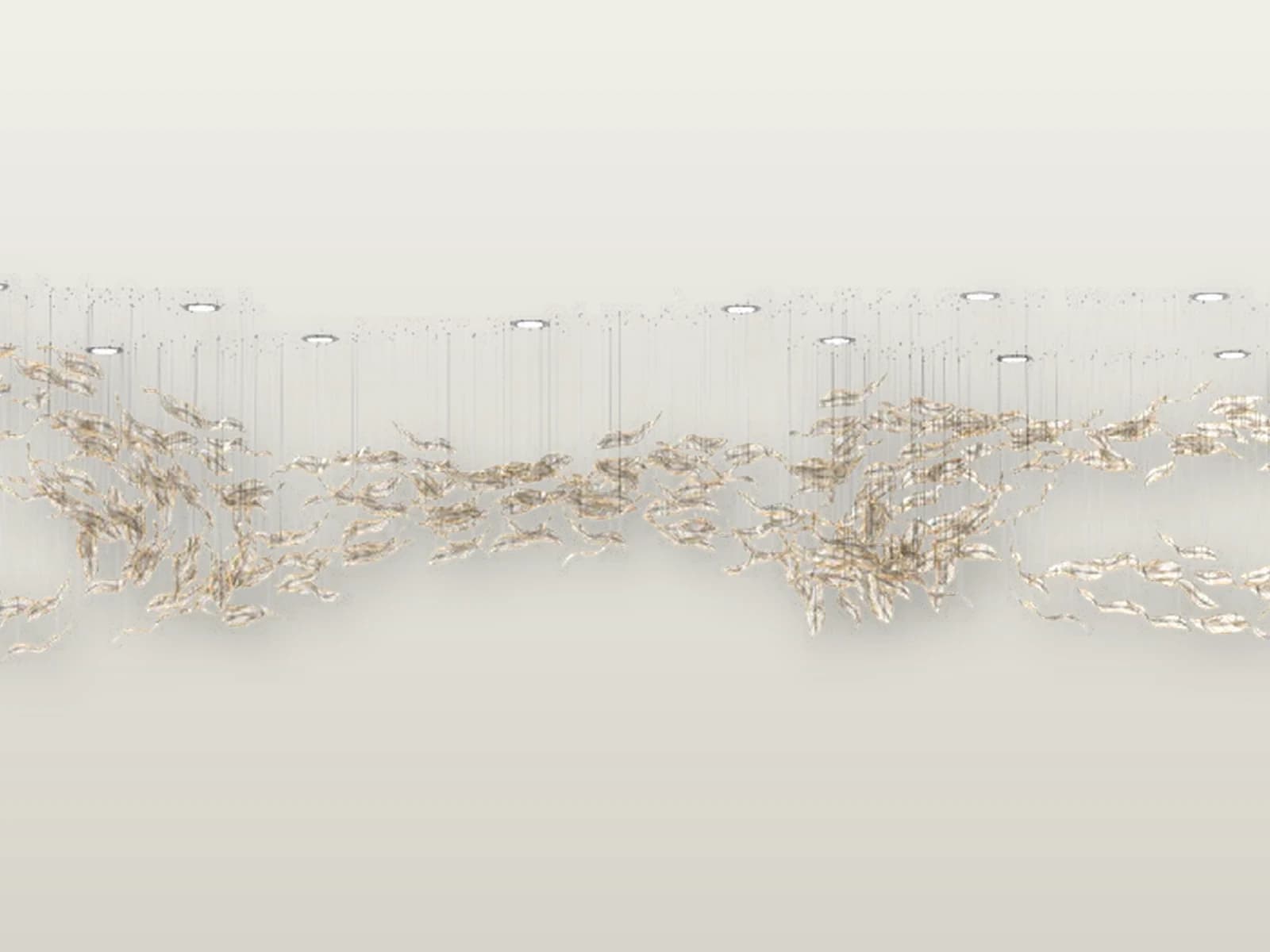 TPC-VL-CON-L Contour L Gilded Edge Crystal Composition construction detail