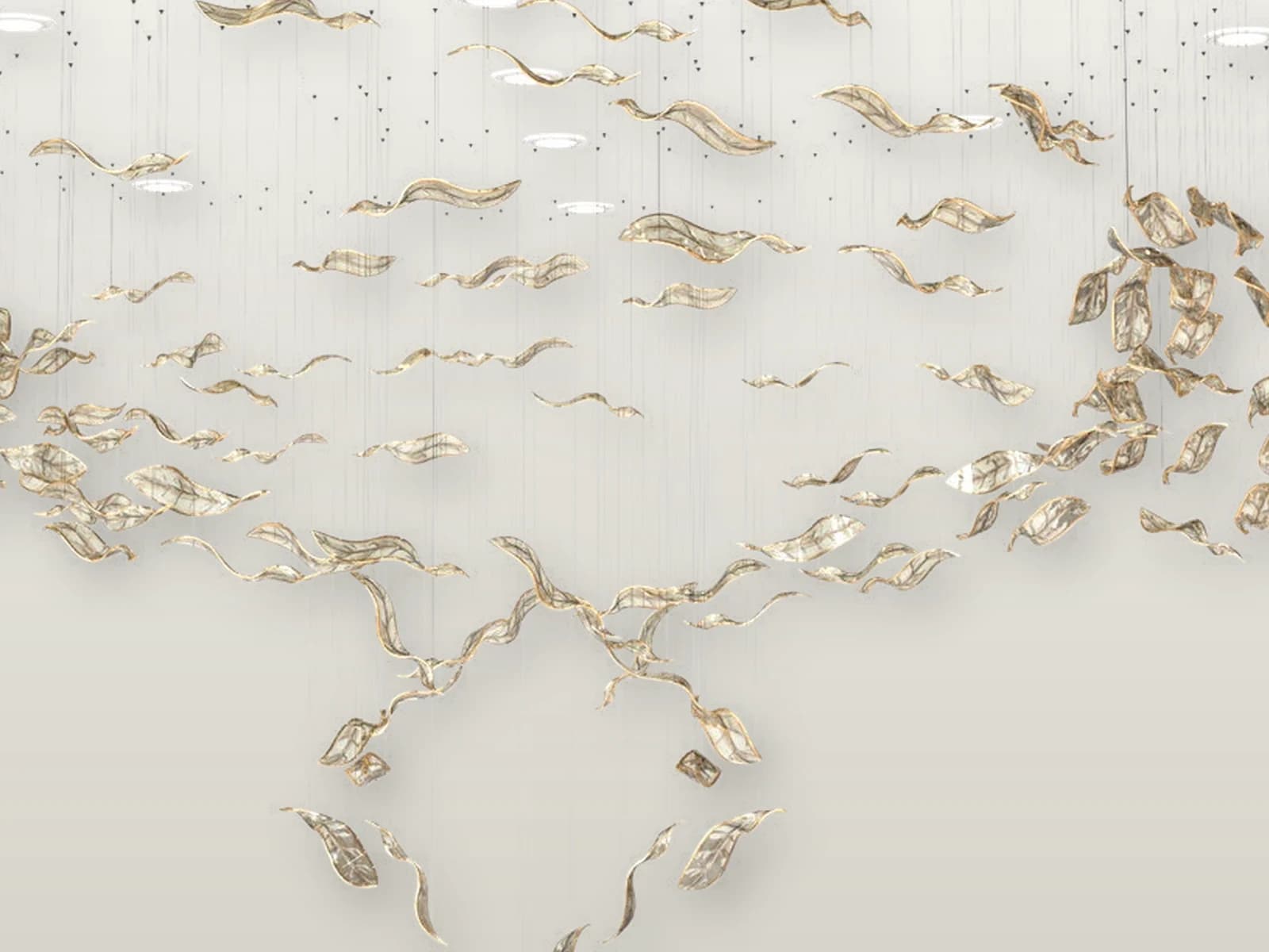 TPC-VL-CON-M Contour M Gilded Edge Crystal Composition construction detail