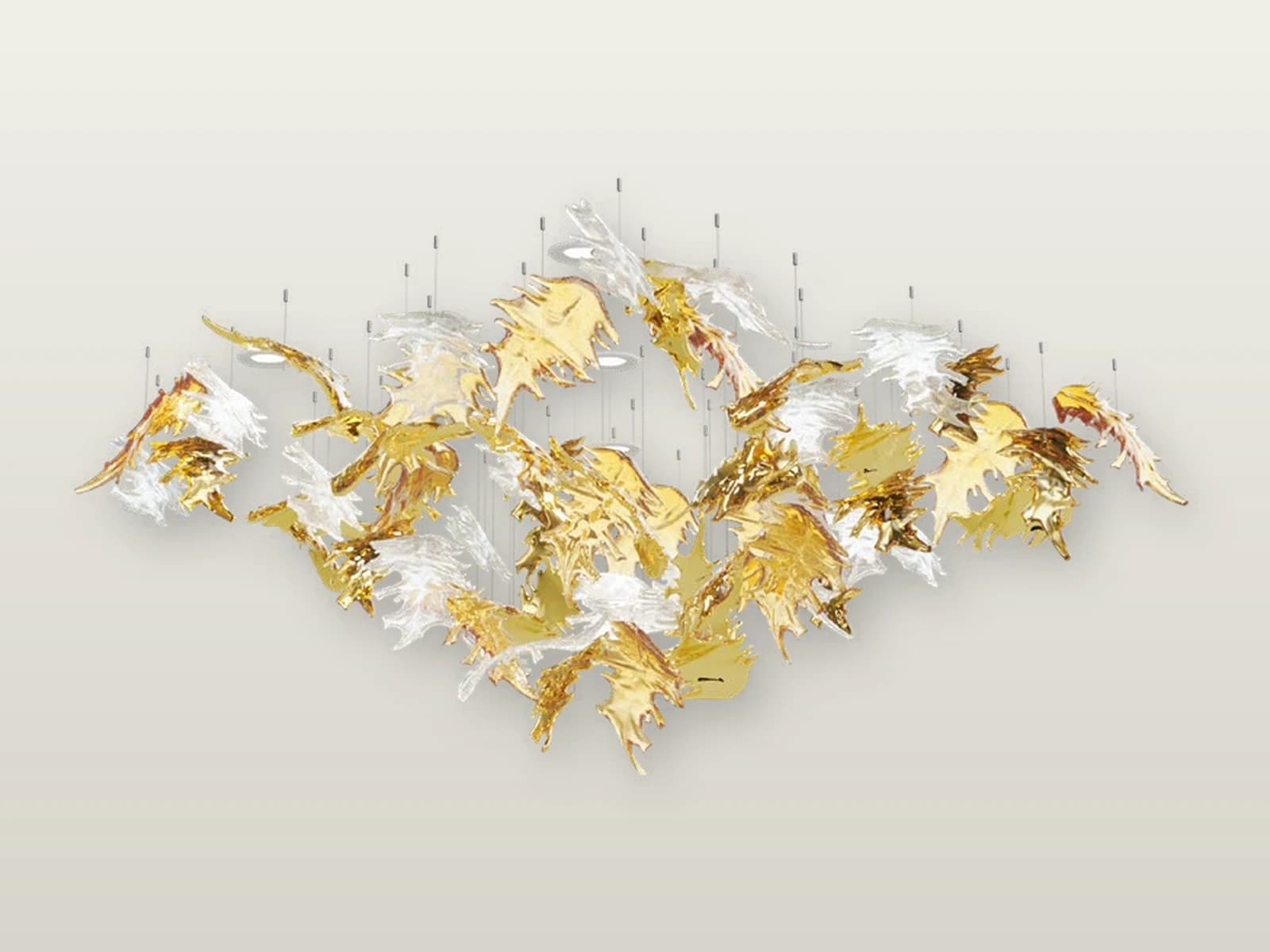 TPC-VL-FL-M1 Flying Leaves M1 Crystal Leaf Cascade product view