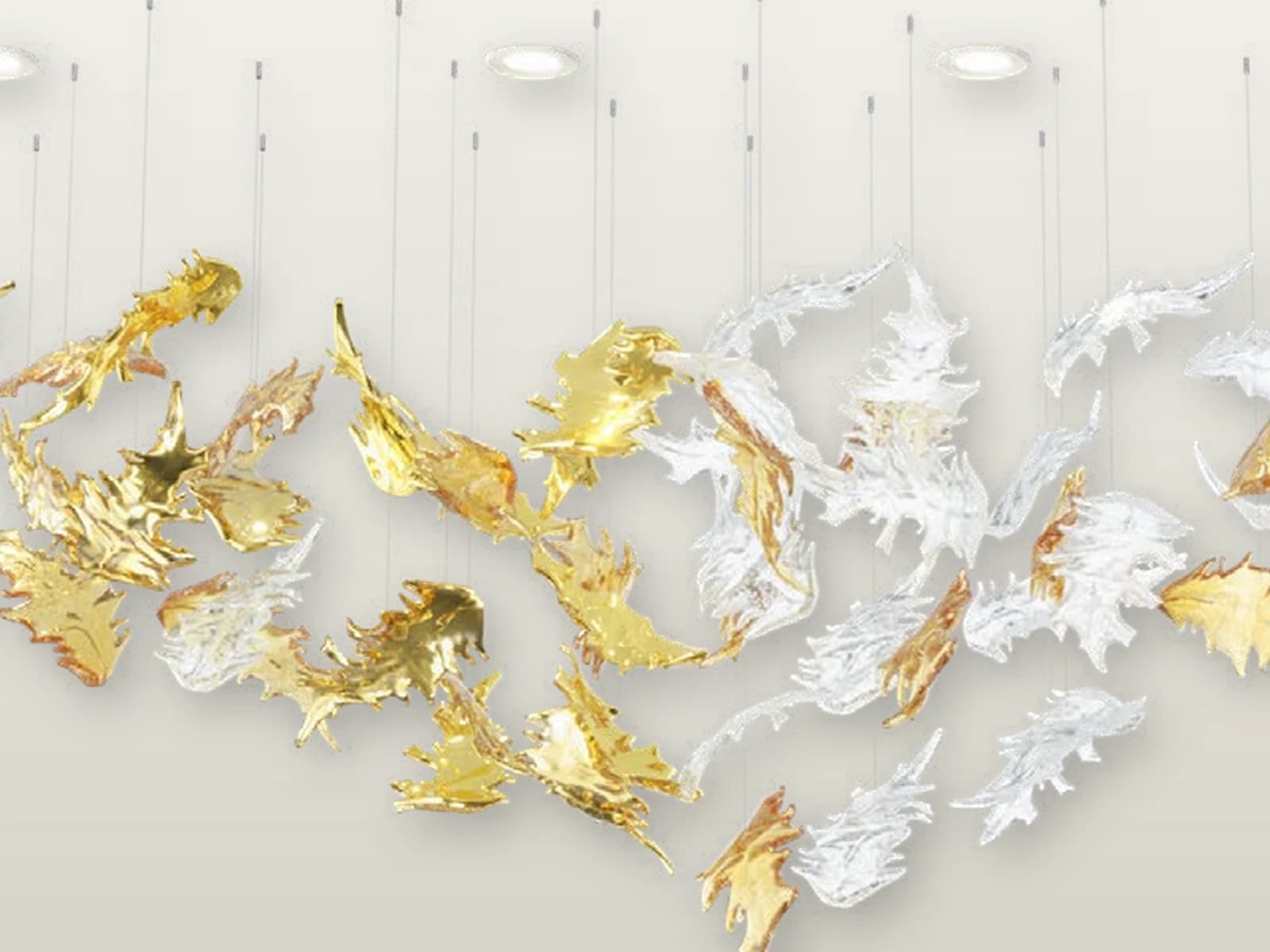 TPC-VL-FL-S2 Flying Leaves S2 Crystal Leaf Cascade material detail
