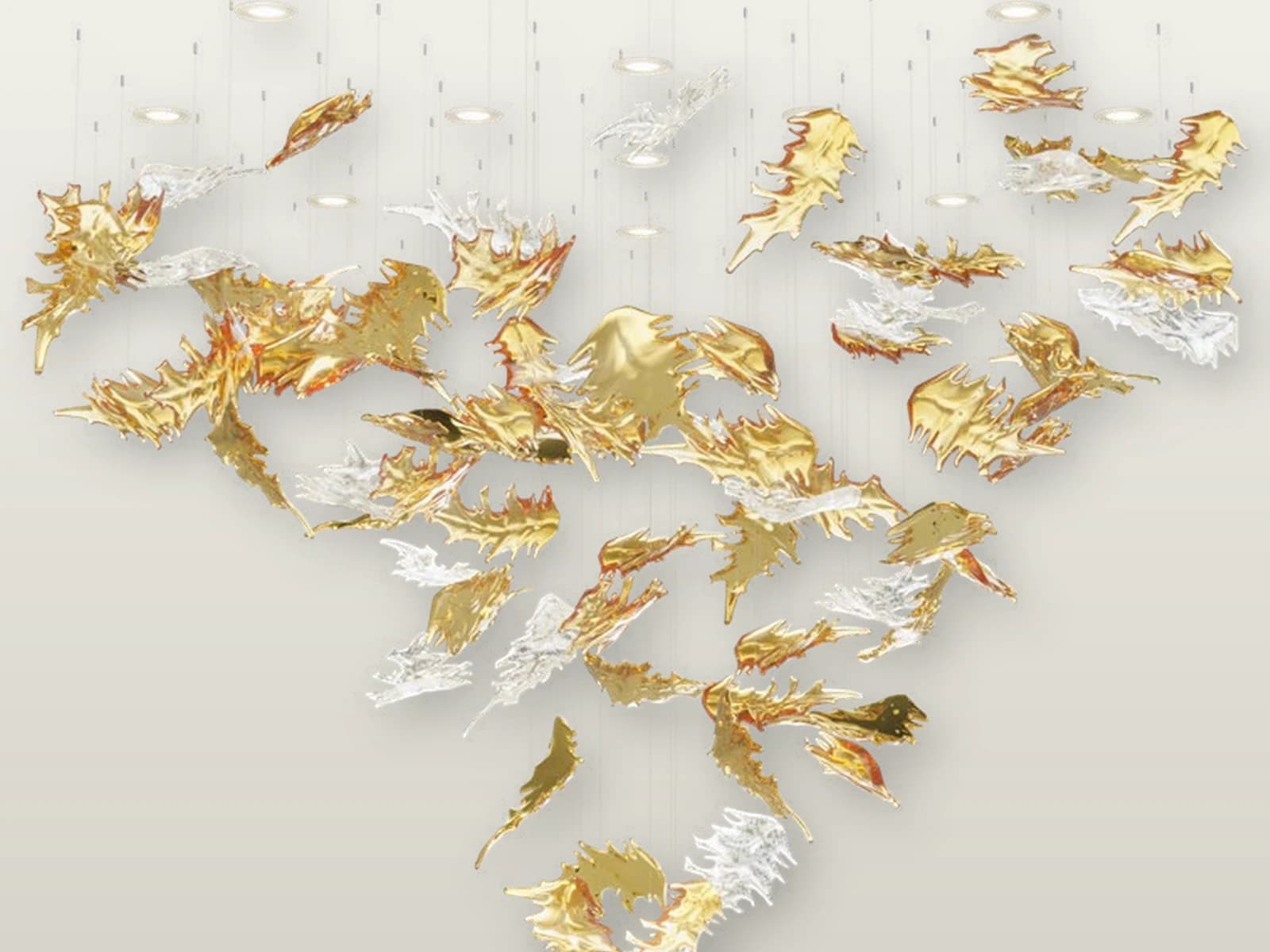 TPC-VL-FL-S3 Flying Leaves S3 Crystal Leaf Cascade material detail