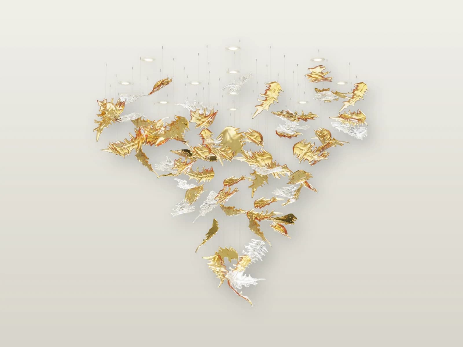 TPC-VL-FL-S3 Flying Leaves S3 Crystal Leaf Cascade product view