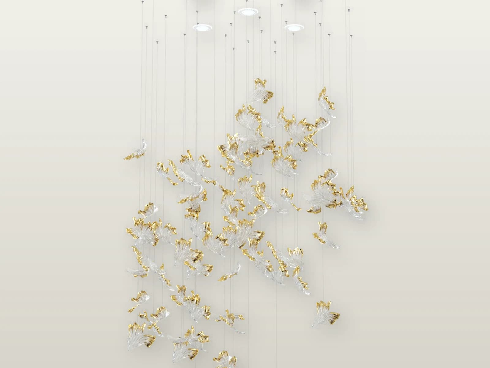 TPC-VL-FRZ-M1 Frozen M1 Gilded Crystal Cascade material detail