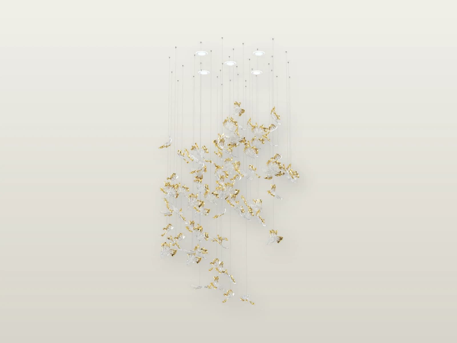 TPC-VL-FRZ-M1 Frozen M1 Gilded Crystal Cascade product view