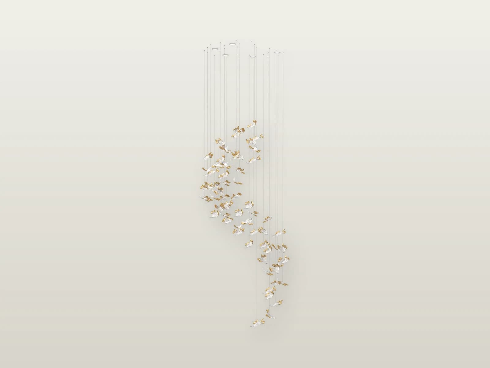 TPC-VL-FRZ-M3 Frozen M3 Gilded Crystal Cascade product view