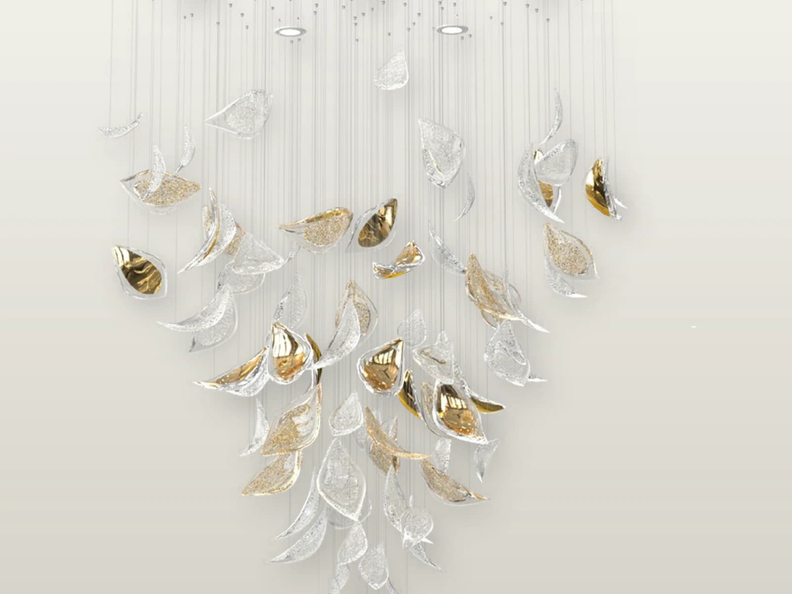 TPC-VL-PRV-S2 Prima Vera S2 Crystal Floral Composition construction detail