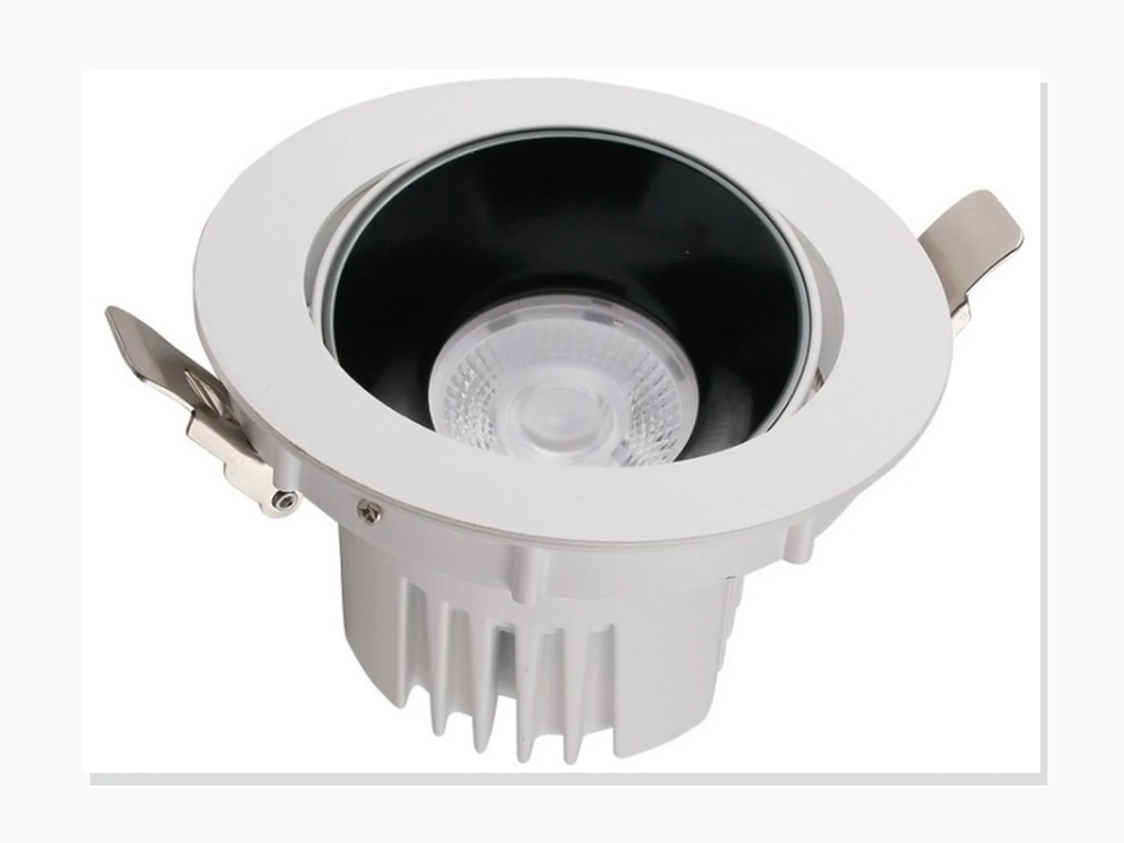 MET-TD222 Adjustable Black-Baffle COB Spotlight product view