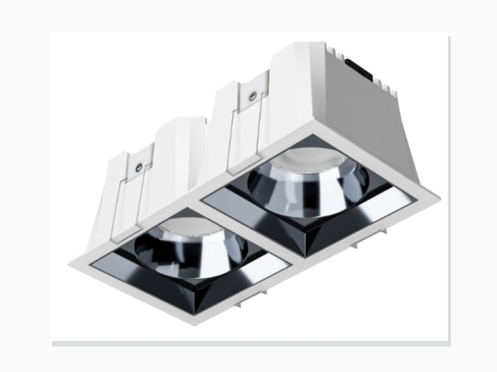 MET-TD2430 Twin Square COB Downlight product view