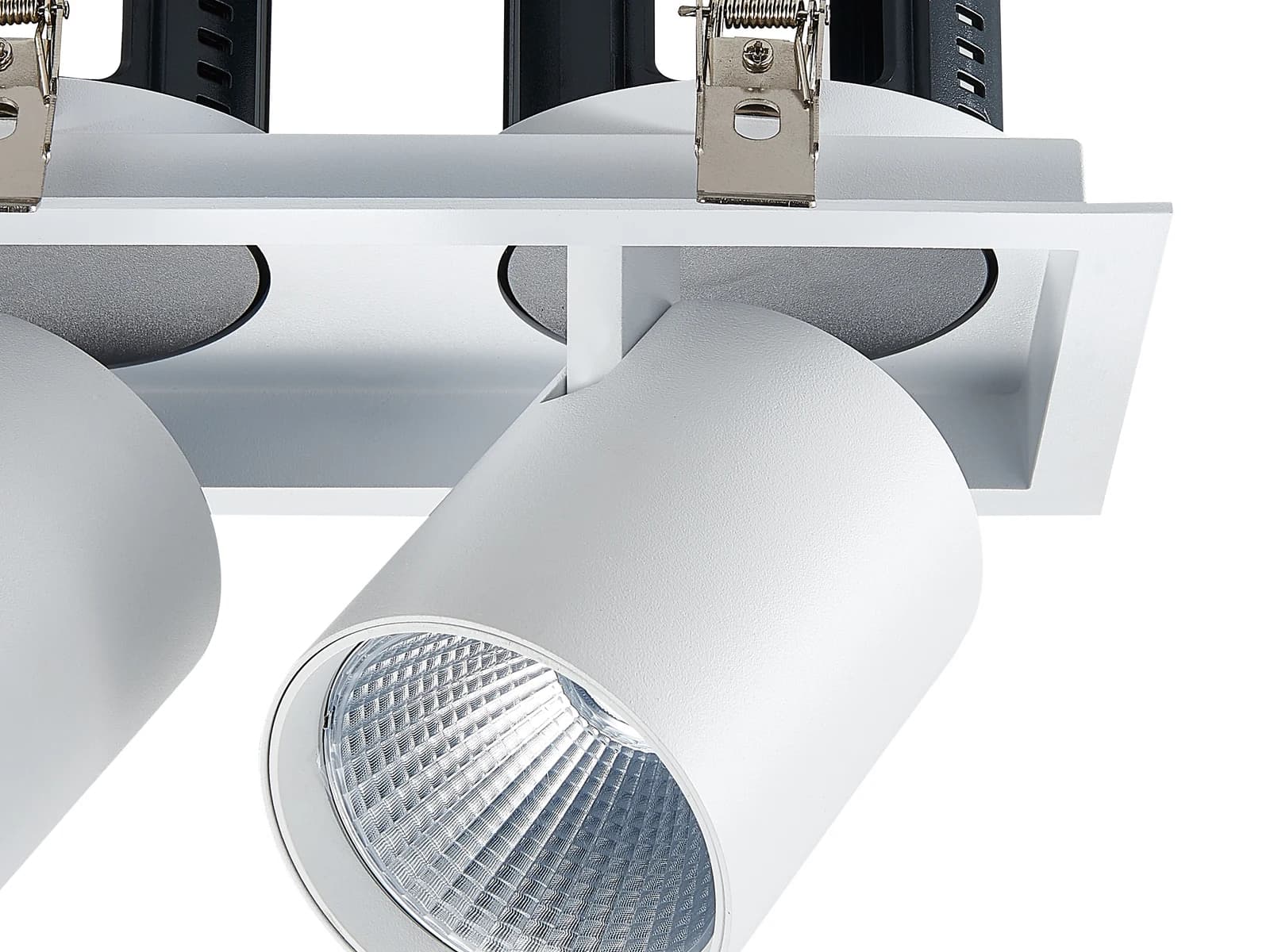 MET-TD2508 Twin Pull-Out COB Spotlight construction view