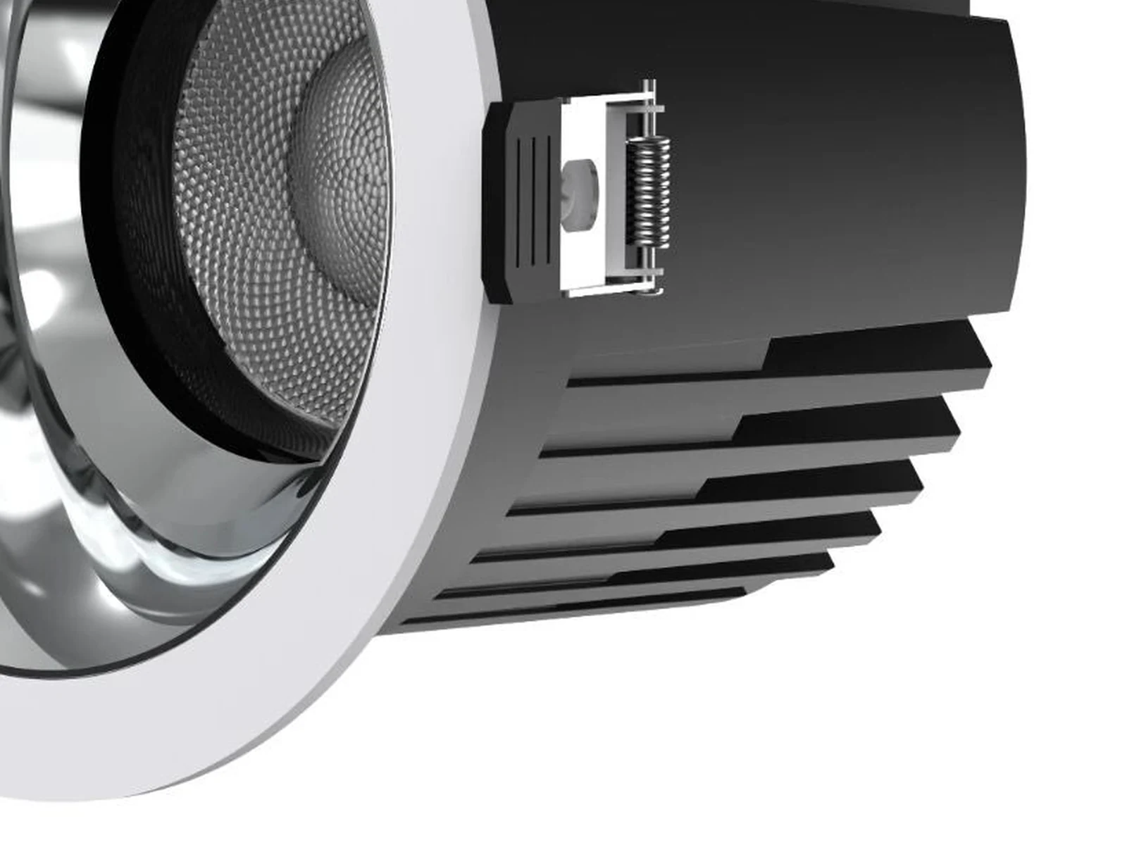 MET-TD2514 Fixed Wall-Wash COB Spotlight construction view