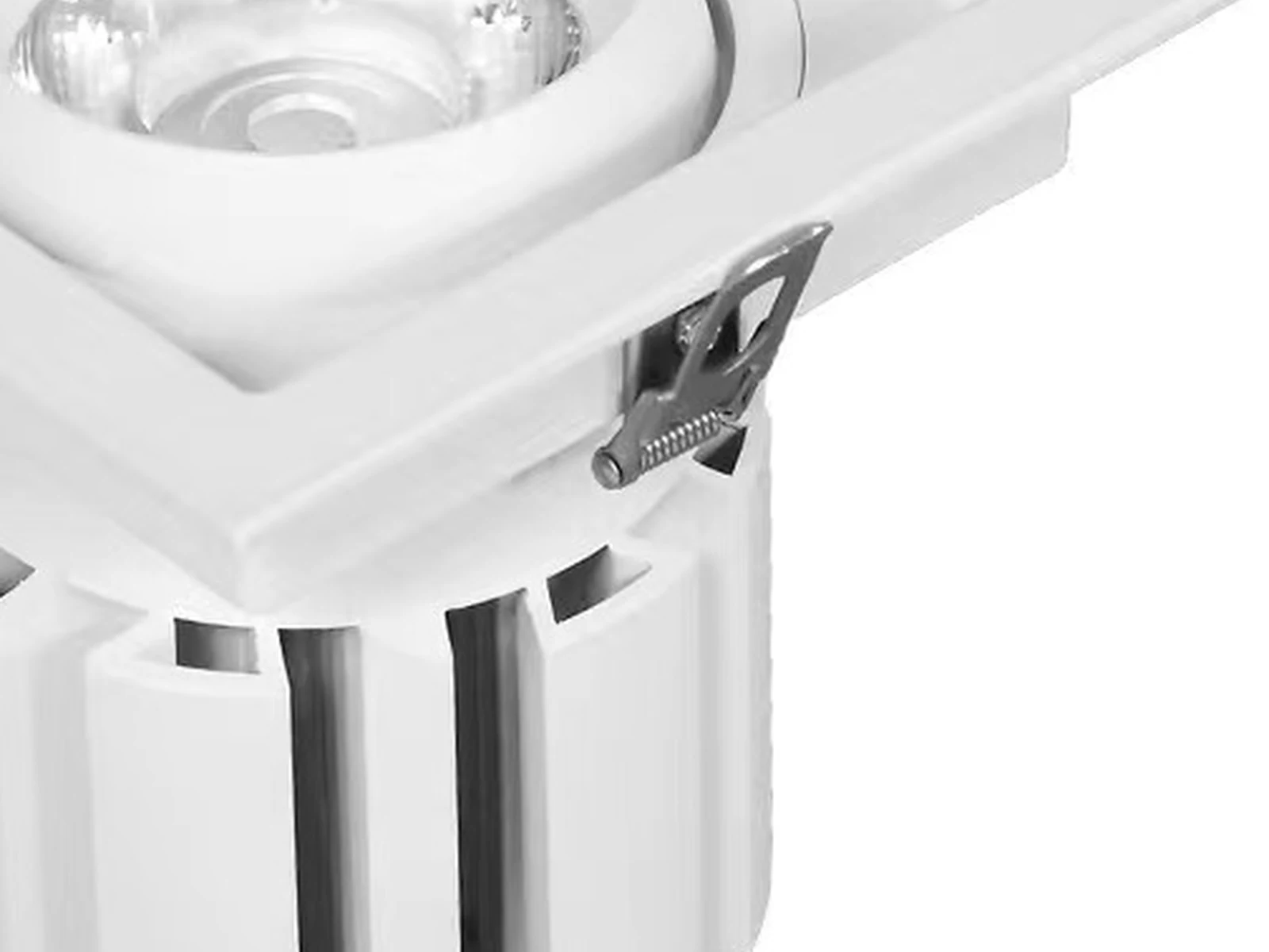 MET-TD351A Square COB Eyeball Spotlight construction view