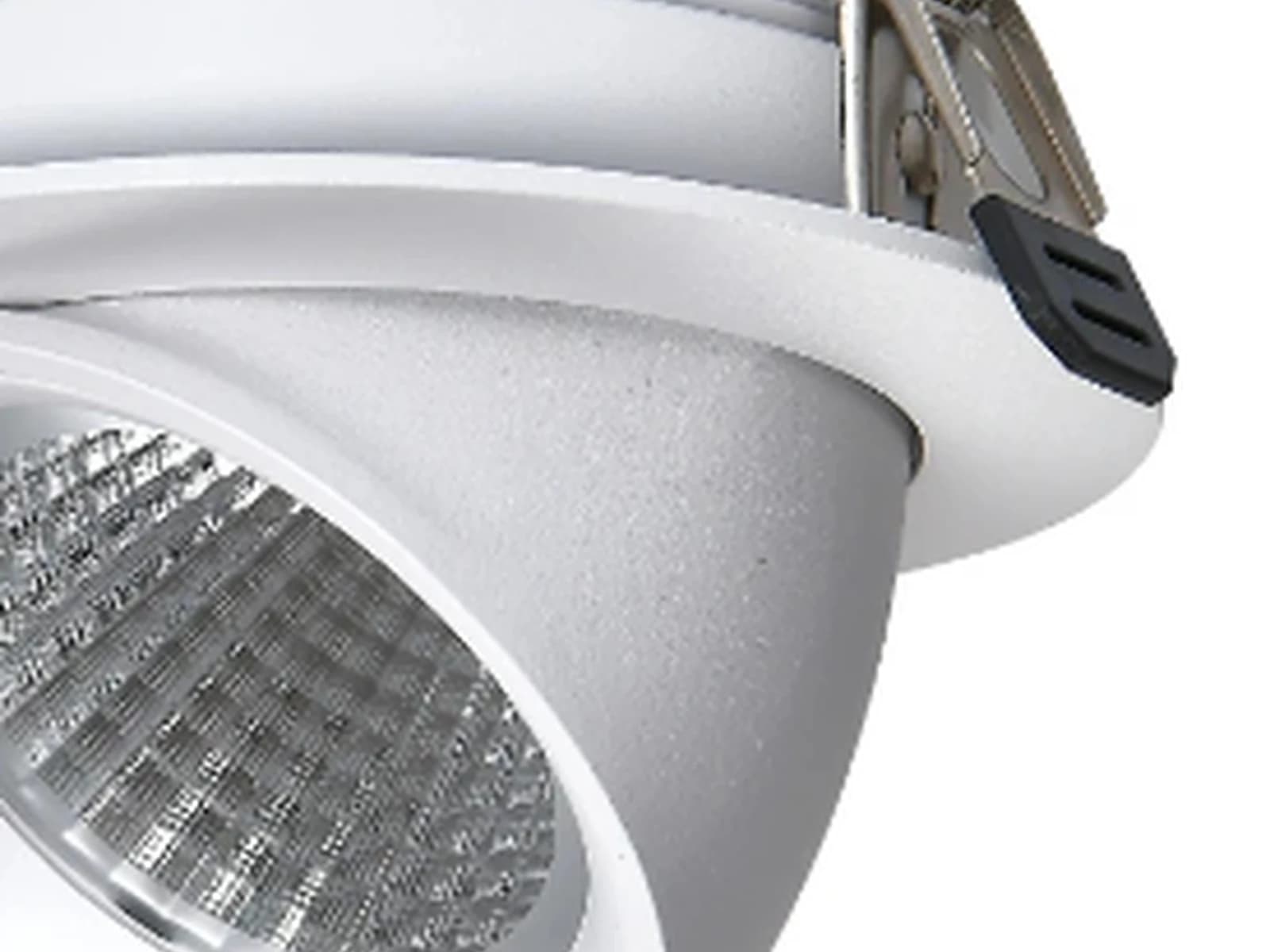 MET-TD402 Twin-Axis Gimbal COB Spotlight construction view