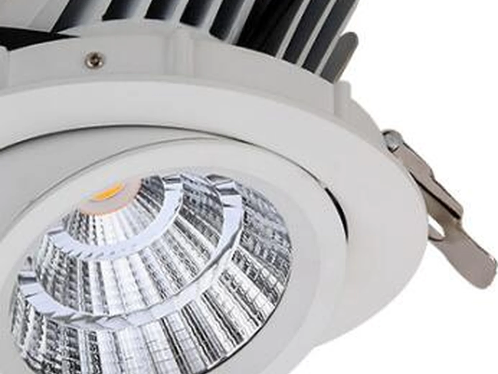 MET-TD403 Round Gimbal COB Spotlight construction view