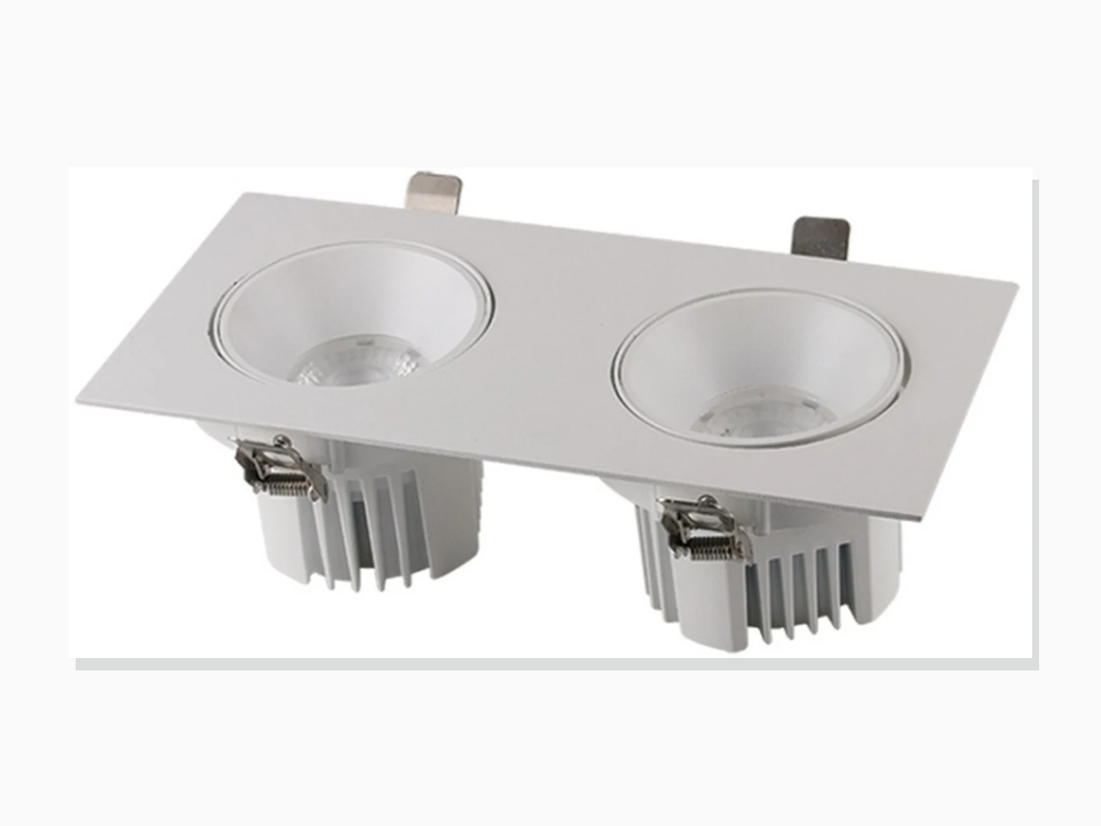 MET-TD527A Adjustable Twin COB Spotlight product view