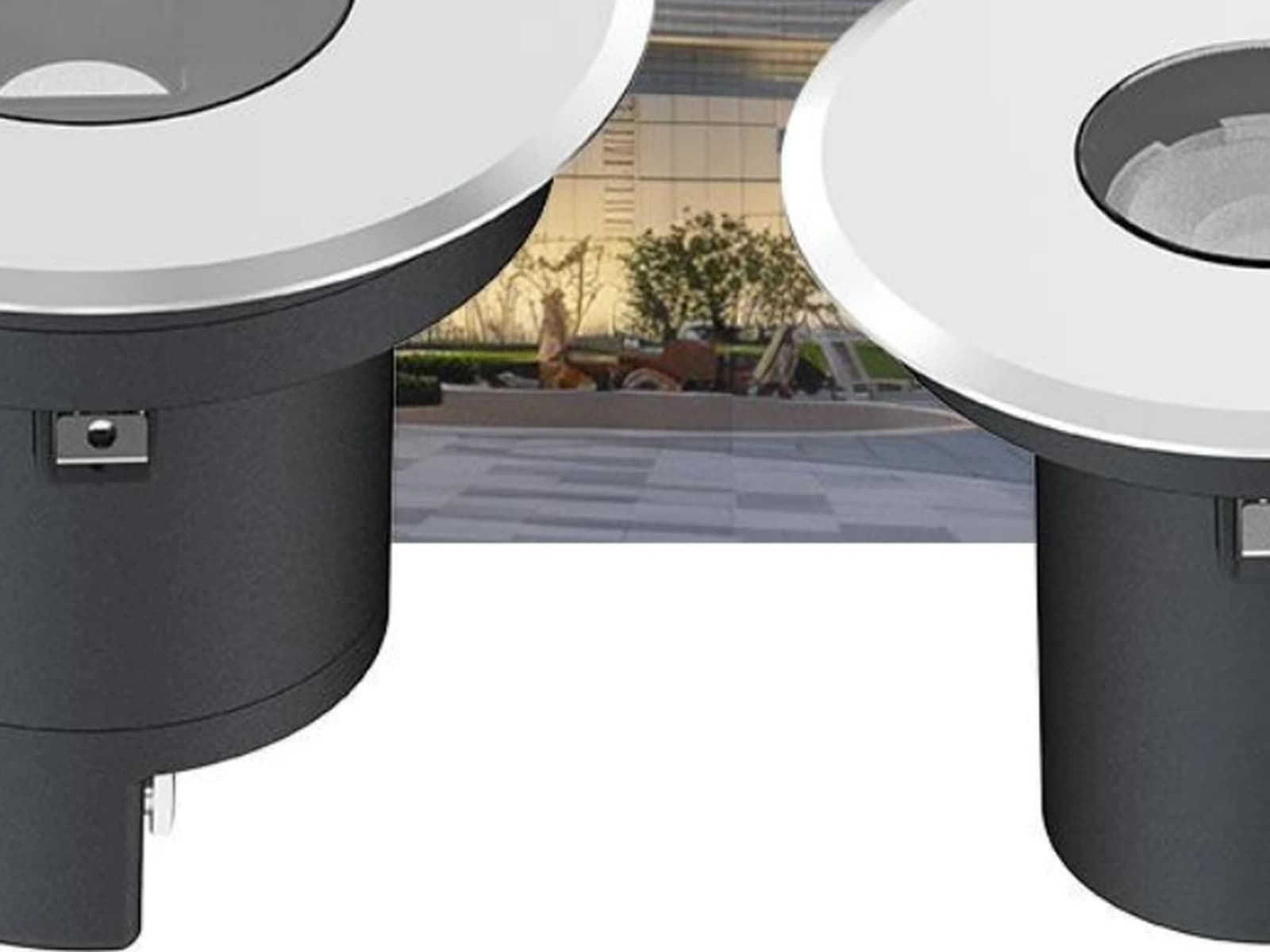 YY-DMD-C316 Round Recessed Inground Light construction detail