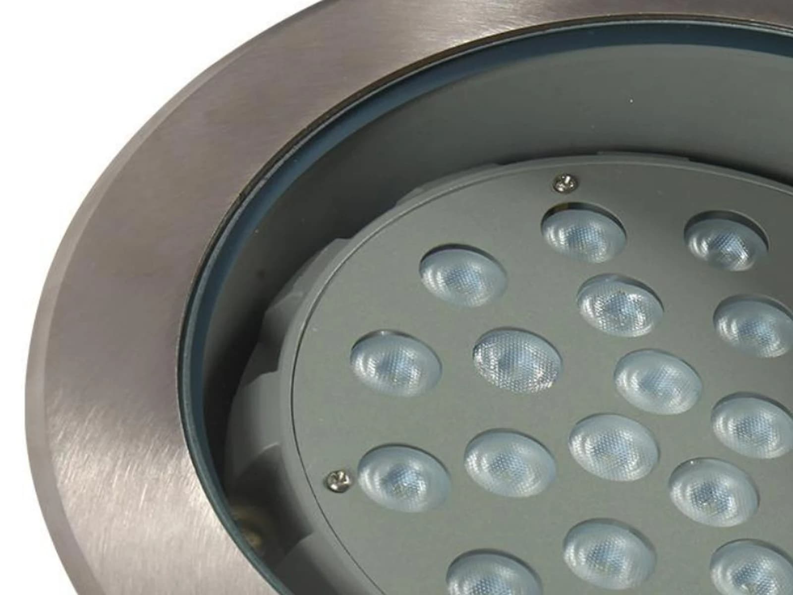 YY-DMD-P250 Round Recessed Inground Light optical or material detail